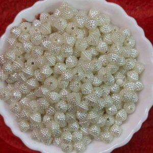 dotted/bubble pearl beads