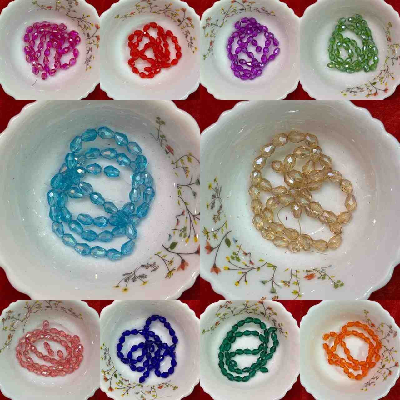 drop crystal beads (1 string) drop crystal beads (1 string)