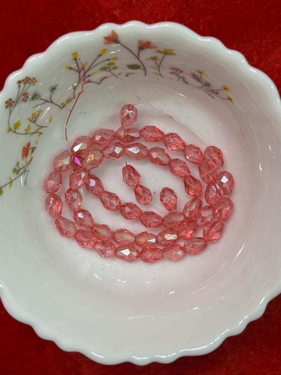 drop crystal beads (1 string) drop crystal beads (1 string)