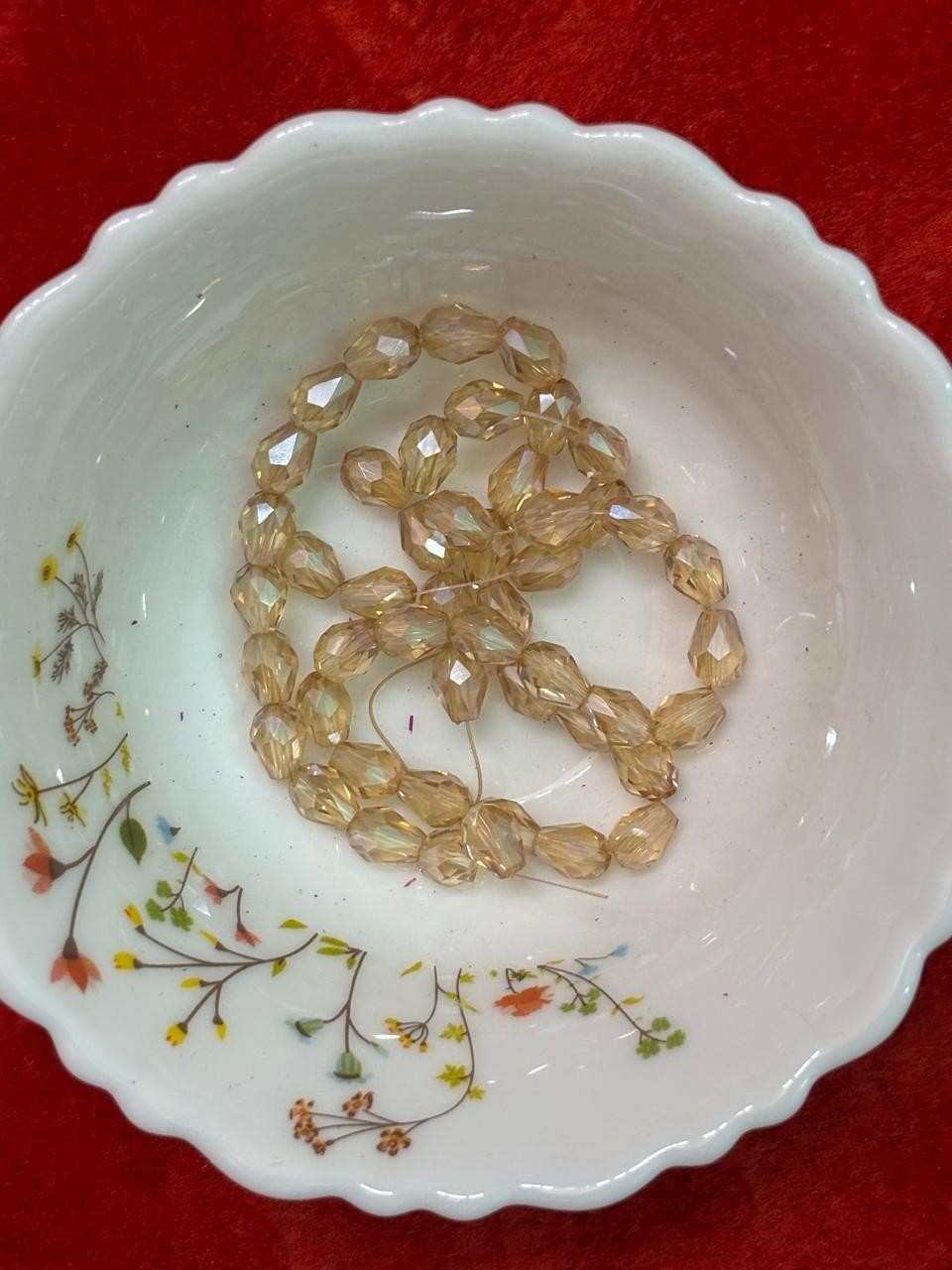 drop crystal beads (1 string) drop crystal beads (1 string)