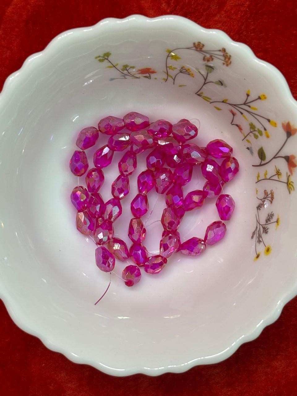 drop crystal beads (1 string) drop crystal beads (1 string)