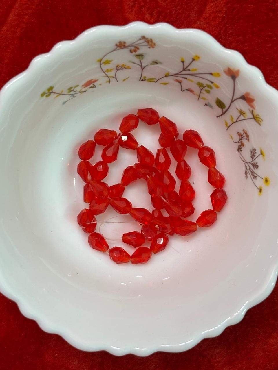 drop crystal beads (1 string) drop crystal beads (1 string)