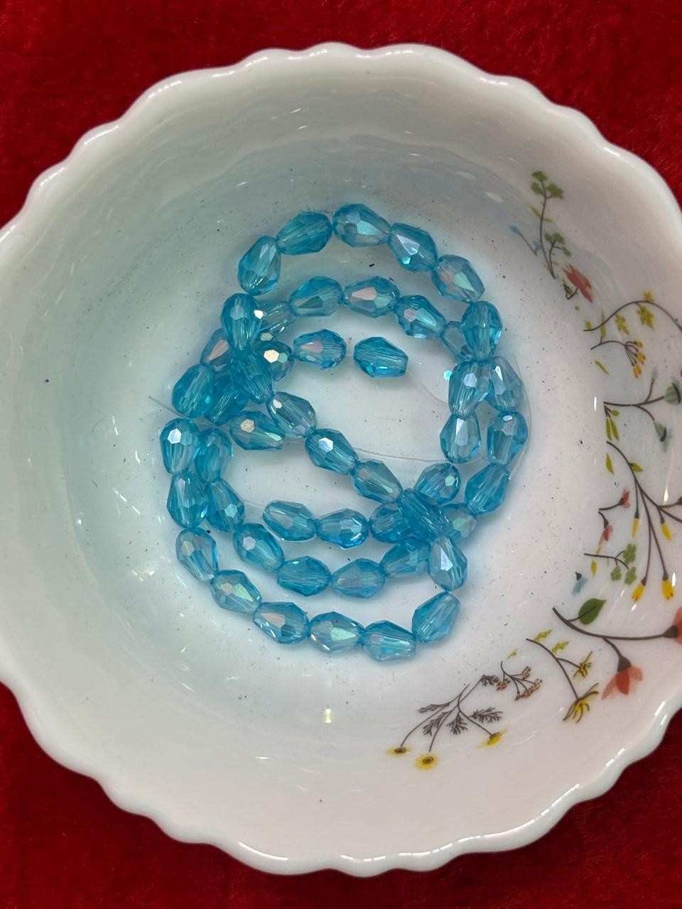 drop crystal beads (1 string) drop crystal beads (1 string)