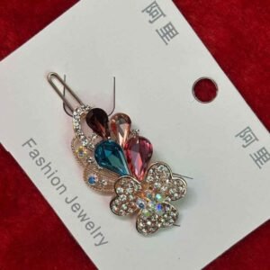 blue flower stone clips (copy)