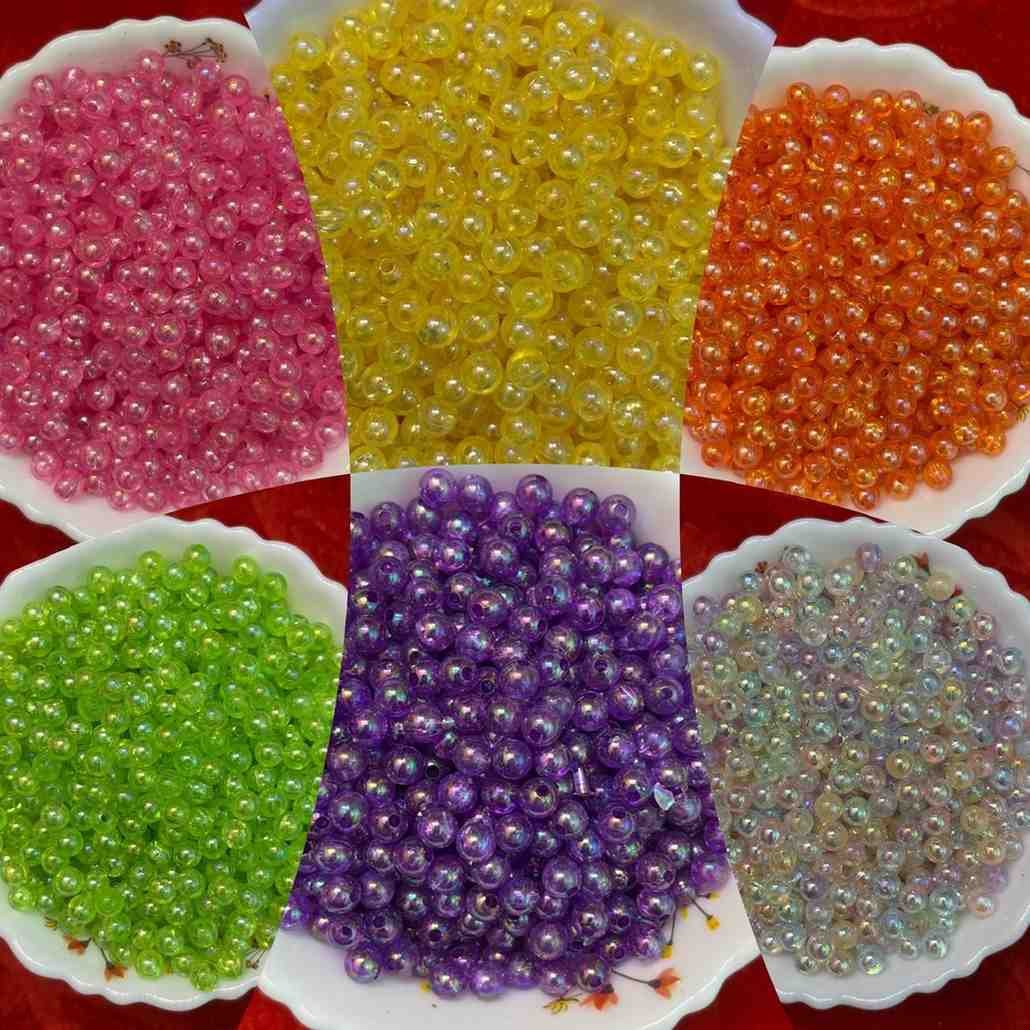 rainbow finish round beads rainbow finish round beads